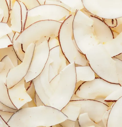 Chips de noix de coco en lamelles